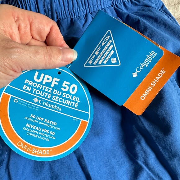 NWT Columbia Swim Trunks With Liner Men’s Size Medium - Picture 4 of 8